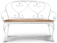 Sofa z kutego żelaza