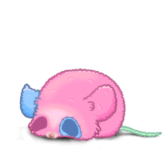 Adoptuj Mysz Różowy plusz