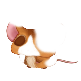 Adoptuj Mysz Beżowy Brązowy